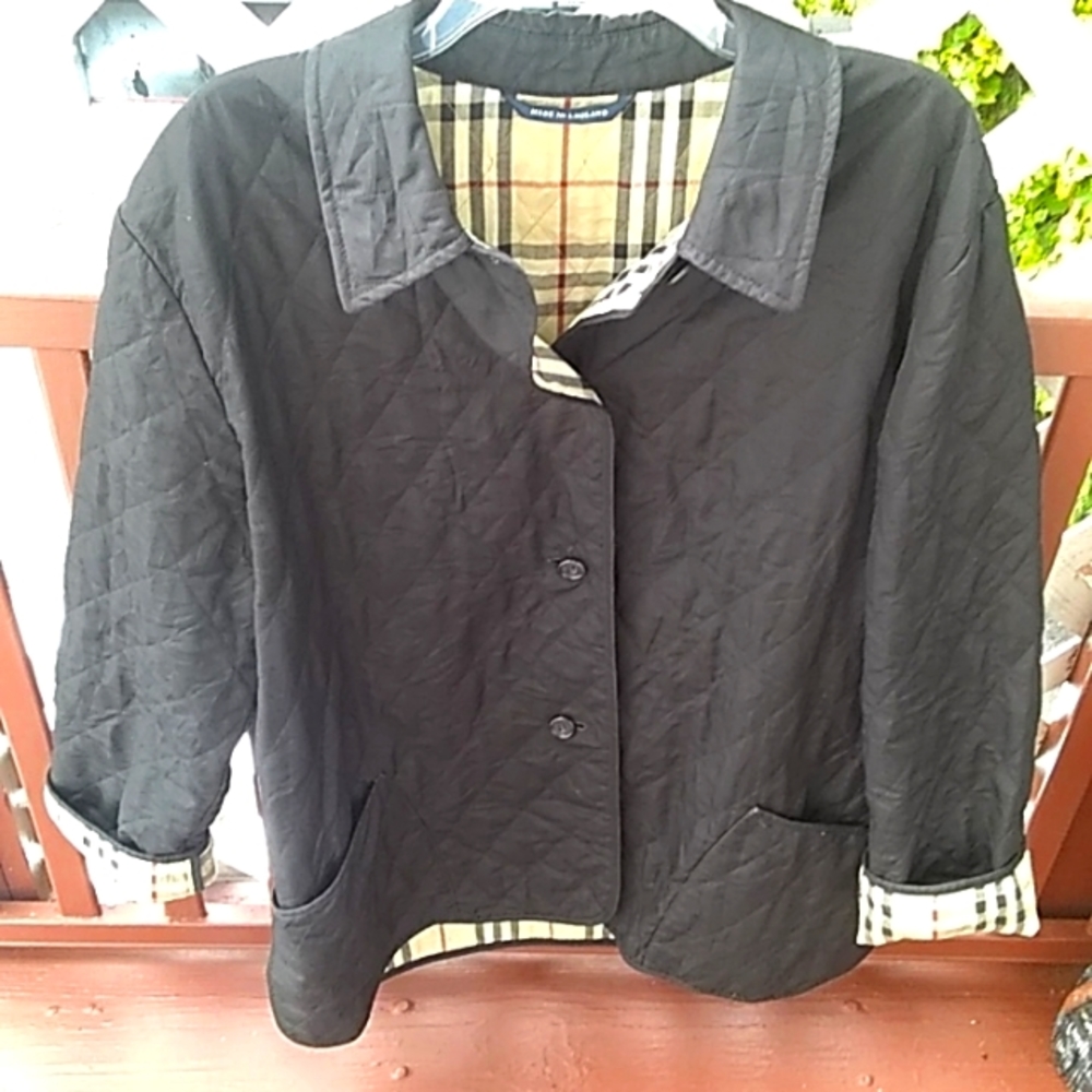 Burberry Quilted Nova Check lined Jacket